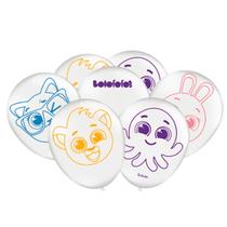 Balão Impressão Especial Bolofofos Branco 9” - 25 unid. Balão Impressão Especial Bolofofos Branco 9” - 25 unid.