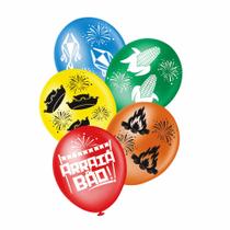 Balão Impressão Especial Junino Arraiá Bão 8” - 20 unid. Balão Impressão Especial Junino Arraiá Bão 8” - 20 unid.