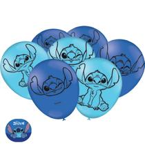 Balão Impressão Especial Stitch 9 polegadas - 25 unid. Balão Impressão Especial Stitch 9 polegadas - 25 unid.