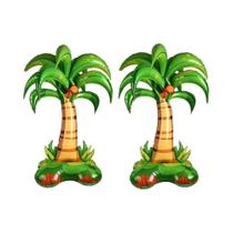 Balão Inflável Gigante De Coqueiro De 52 Polegadas Para Decoração De Festa Havaiana, Aniversário, Balão Inflável Gigante De Coqueiro De 52 Polegadas Para Decoração De Festa Havaiana, Aniversário,