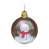 Balão Inflável Gigante Transparente De Natal De 60cm Com Luzes, Decorações Em PVC
