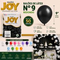 Balão Joy 9 Polegadas Pacote com 50 Bexigas Para Festas Decoração Profissional Balão Joy 9 Polegadas Pacote com 50 Bexigas Para Festas Decoração Profissional