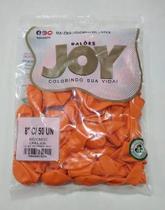 Balão Joy N8 laranja com 50 unidades Balão Joy N8 laranja com 50 unidades