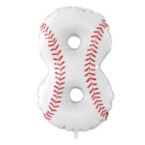 Balão JUANBUDONG 40" Decoração de Festa Número Baseball