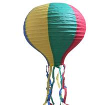 Balão Junino Colorido Enfeite de Papel - 40 cm