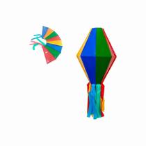 Balão Junino Plástico Vários Tamanhos Disponíveis para Decoração Balão Junino Plástico Vários Tamanhos Disponíveis para Decoração