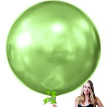 Balão KALOR 36" gigante metálico verde limão, pacote com 6 Balão KALOR 36" gigante metálico verde limão, pacote com 6