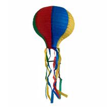 Balão Lanterna Festa Junina Fitas Decoração Arraiá - 25cm