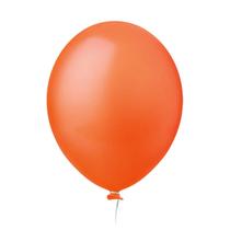 Balão Laranja Liso 5/P Para Festa 50 Unidades