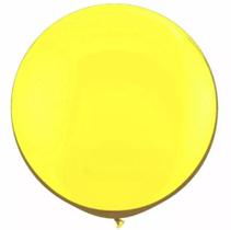 Balão Látex 250 Fat Ball Amarelo 30" 76 Cm 1 Und Pic Pic