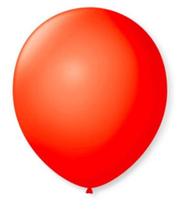 Balão Látex 5 Vermelho Quente 13 Cm 50 Und São Roque - Sao Roque
