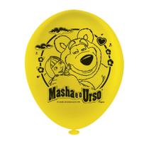 Balão Látex 9 Masha E O Urso 25 Un - Regina