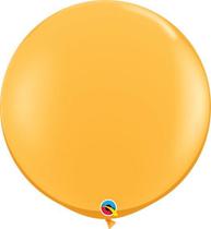 Balão Látex Amarelo Ouro 3 Pés Unitário Qualatex 43633u
