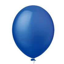 Balão Látex Azul - 8 Polegadas - 50 Unidades Balão Látex Azul - 8 Polegadas - 50 Unidades