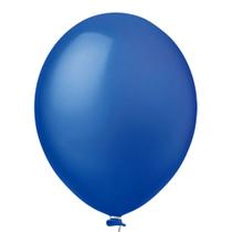 Balão Látex Azul - 9 Polegadas - 50 Unidades