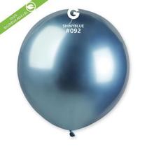 Balão Látex Azul Shiny 19 Pol Pc 25un Gemar 159257