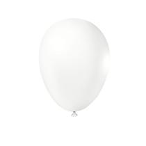 Balão Látex Branco - 8 Polegadas - 50 Unidades