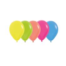 Balão Látex Brilha No Escuro Neon R5 50 Unid Balloons Balão Látex Brilha No Escuro Neon R5 50 Unid Balloons