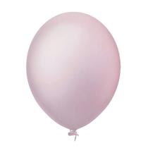 Balão Látex Candy Rosa Bebê - 8 Polegadas - 50 Unidades