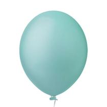 Balão Látex Candy Verde Água - 8 Polegadas - 50 Unidades - Happy Day