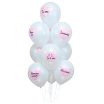 Balão Látex Com Mensagens De Coração 10'' 25Cm 10Un - Regina