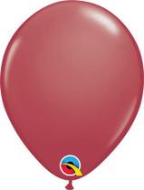 Balão Látex Cranberry 5 Pol Unitário Qualatex 30131u