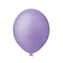 Balão Látex Lilás - 5 Polegadas - 50 Unidades - Happy Day