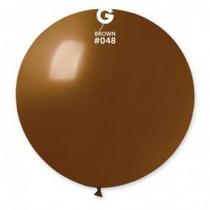 Balão Látex Marrom Brown Standard 31Pol Pc 5un Gemar 954869
