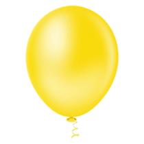 Balão Látex Redondo 10 Amarelo 50 Un - Pic Pic