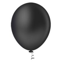 Balão Látex Redondo 10 Preto 50 Un - Pic Pic Balão Látex Redondo 10 Preto 50 Un - Pic Pic
