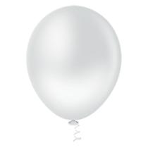 Balão Látex Redondo 5 Branco 50 Un - Pic Pic