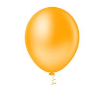 Balão Látex Redondo 9 Amarelo Papaya 50 Un - Pic Pic