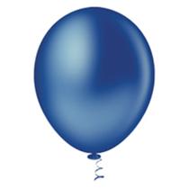 Balão Látex Redondo 9 Azul Escuro 50 Un - Pic Pic
