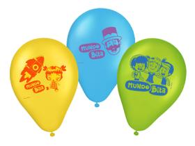 Balão Latex Redondo 9 Pol. Mundo Bita 2 - 25 Unidades - Regina Festas - Rizzo
