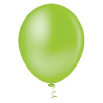 Balão Látex Redondo 9 Verde Limao 50 Un - Pic Pic