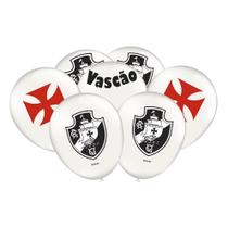 Balão Látex Redondo N.9 para Festa Vasco da Gama - 25 uni Festcolor - Inspire sua Festa Loja Balão Látex Redondo N.9 para Festa Vasco da Gama - 25 uni Festcolor - Inspire sua Festa Loja