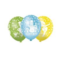 Balão Látex Redondo Premium 12 Pol. Mundo Bita 2 - 10 Unidades - Regina Festas - Rizzo