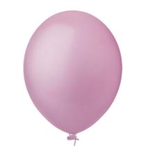 Balão Látex Rosa - 9 Polegadas - 50 Unidades