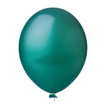 Balão Látex Verde - 8 Polegadas - 50 Unidades