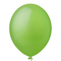 Balão Látex Verde Limão - 9 Polegadas - 50 Unidades