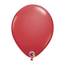 Balão Látex Vermelho 9 Pol Unitário Qualatex 43703u