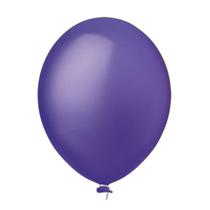 Balão Látex Violeta - 8 Polegadas - 50 Unidades