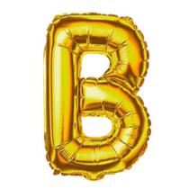 Balão Letra Gigante Metalizada Dourada - 75cm