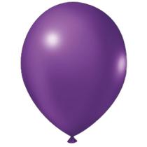 Balão Liso 7 Premium Violeta Pct C/50 Unid - BALÕES JOY