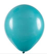 BALÃO LISO - ART-LATEX Nº16 - AZUL TURQUESA - Pacote com 12 unidades BALÃO LISO - ART-LATEX Nº16 - AZUL TURQUESA - Pacote com 12 unidades