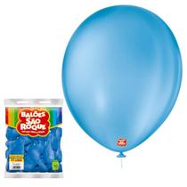 Balão Liso Bexiga Aniversário Festa Cores nº11 c/50un