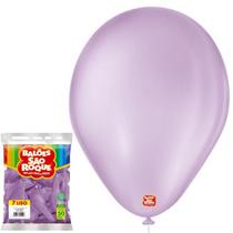 Balão Liso Bexiga Aniversário Festa Cores nº7 c/50un