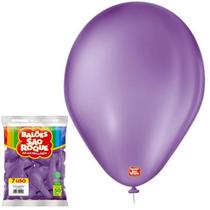 Balão Liso Bexiga Aniversário Festa Cores nº7 c/50un