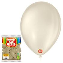 Balão Liso Bexiga Aniversário Festa Cores nº9 c/50un