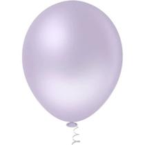 Balão Liso Lilas Candy Festball 50 Uni Tamanho 16 - Inspire Sua Festa